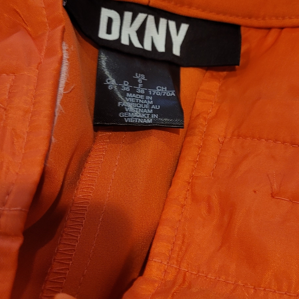 DKNY Orange Jacket